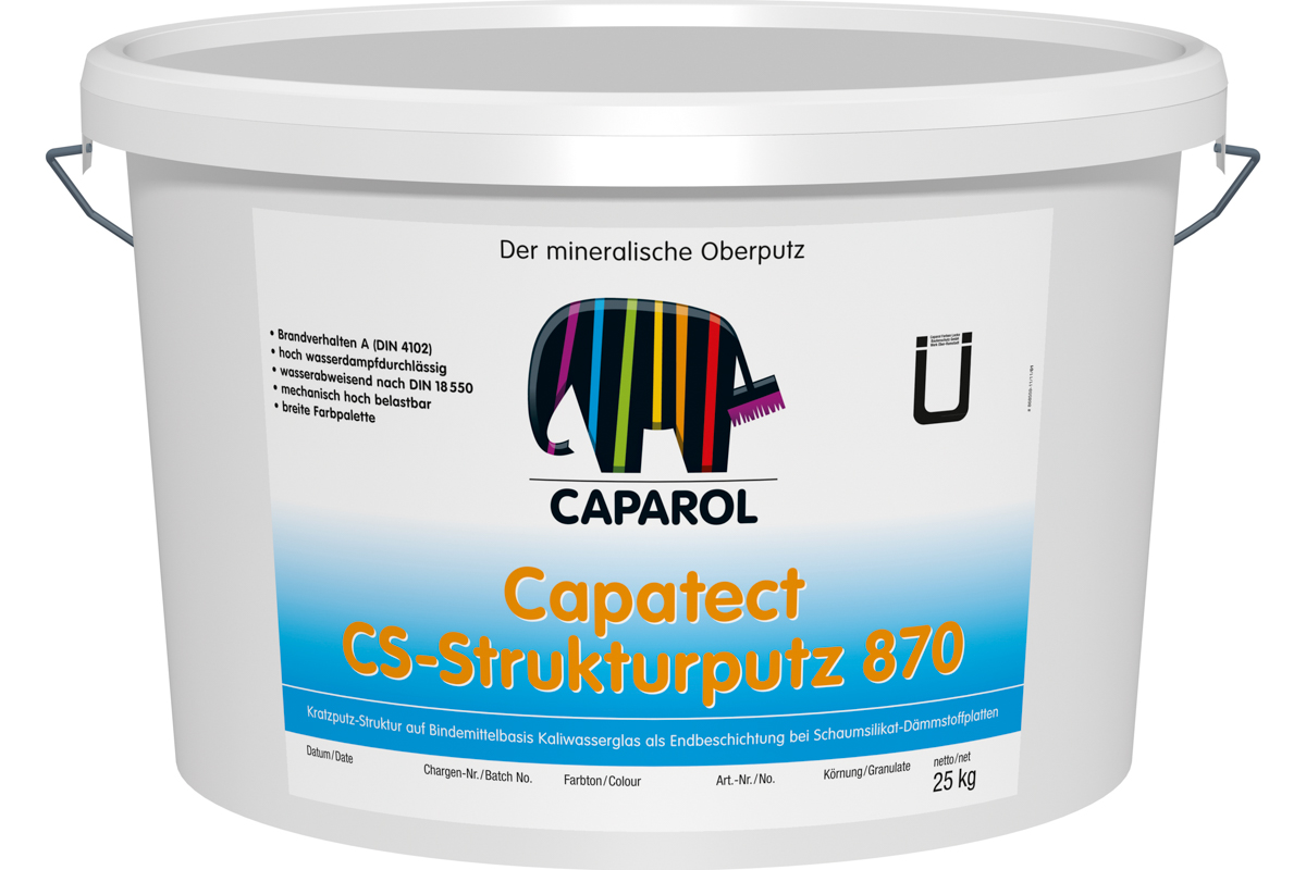 Capatect 870/30K CS Scheibenputz 25,0 kg 3,0 mm